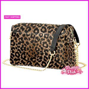 PU Leather Crossbody Bag with Multiple Pockets for Women Travel Purse